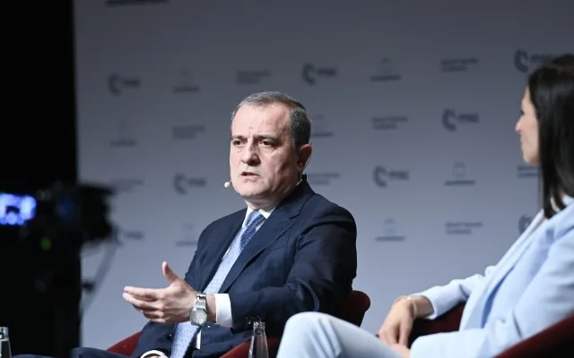 Ceyhun Bayramov Münxendə panel müzakirələrində çıxış edib - FOTOLAR