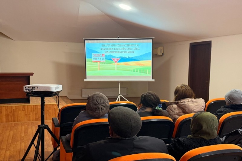 Mina təhlükəsi ilə bağlı maarifləndirici tədbir keçirildi