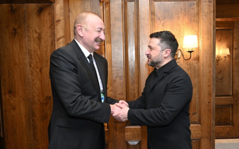 İlham Əliyev Münxendə Zelenski ilə görüşdü - YENİLƏNİB + FOTOLAR