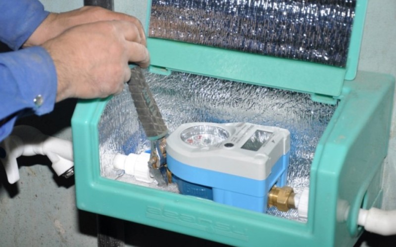 Su sayğacı oğurlayan şəxs saxlanılıb