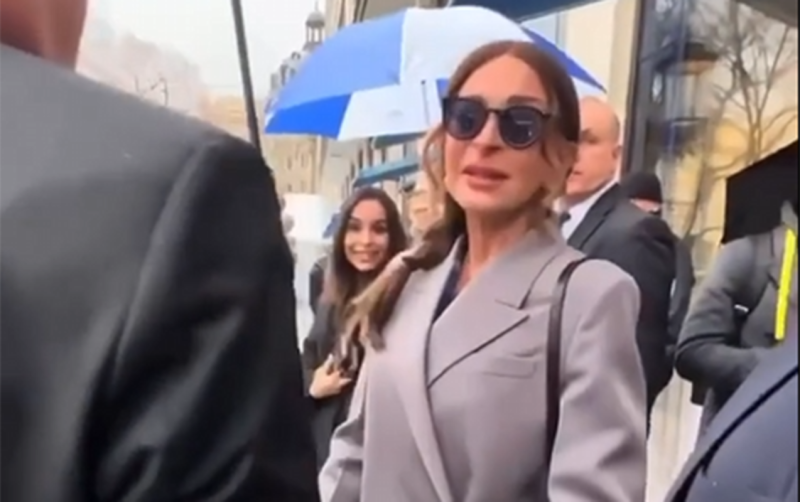 Qadın paltarında səfirlikdə gizlənən siz idiniz? - Mehriban Əliyevadan sillə kimi cavab - VİDEO