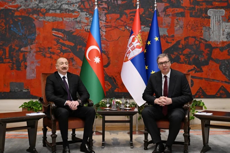 İlham Əliyevlə Aleksandar Vuçiç arasında təkbətək görüş başa çatıb - YENİLƏNİB