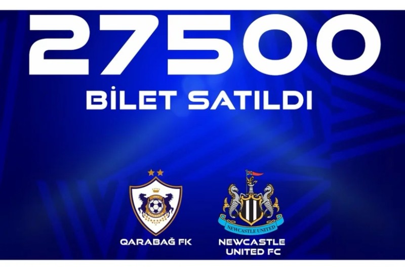 Qarabağ - Nyukasl matçına nə qədər bilet satılıb?