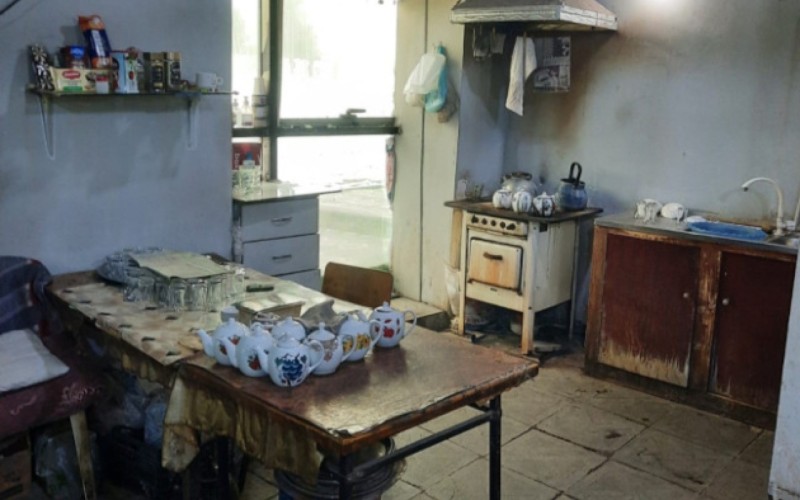 Gəncədə çayxanada nöqsanlar aşkarlandı - FOTOLAR