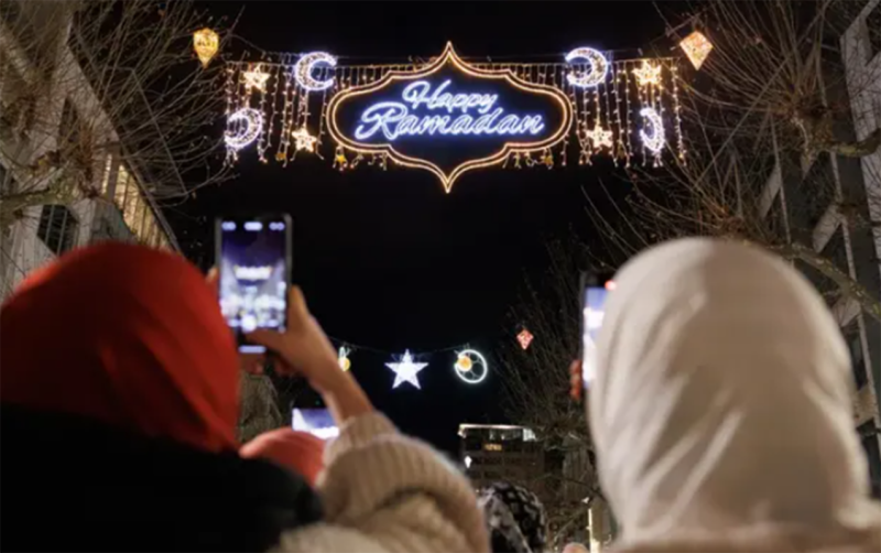 Ramazanda Frankfurt küçələri - VİDEO