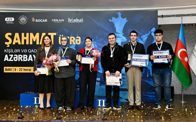 Şahmat üzrə Azərbaycan çempionatı bitdi