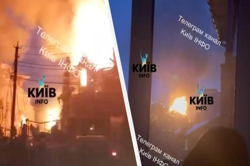 Rusiya Kiyev və vilayəti kütləvi şəkildə atəşə tutub