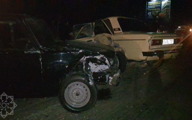 Göyçayda zəncirvari qəza - Xəsarət alan var