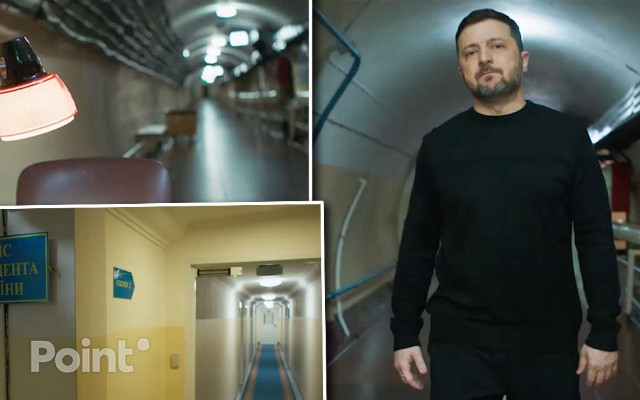 Zelenski 4 ildir yaşadığı bunkeri GÖSTƏRDİ - VİDEO