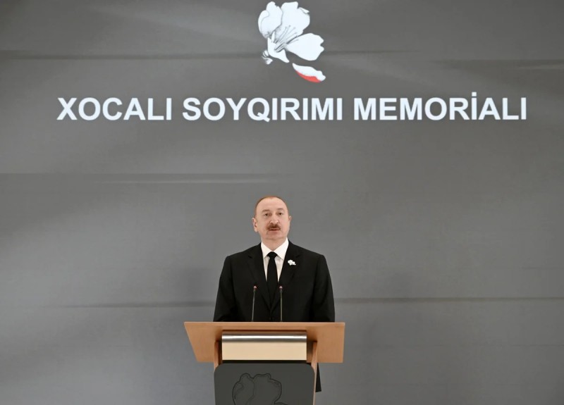 Xocalı Soyqırımı Memorialı silinməz yaddaşımızın təcəssümü olacaq - İlham Əliyev