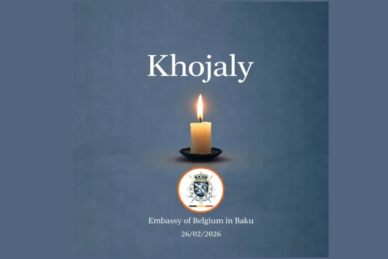 Belçika səfirliyimiz Xocalı qurbanlarının xatirəsini yad etdi