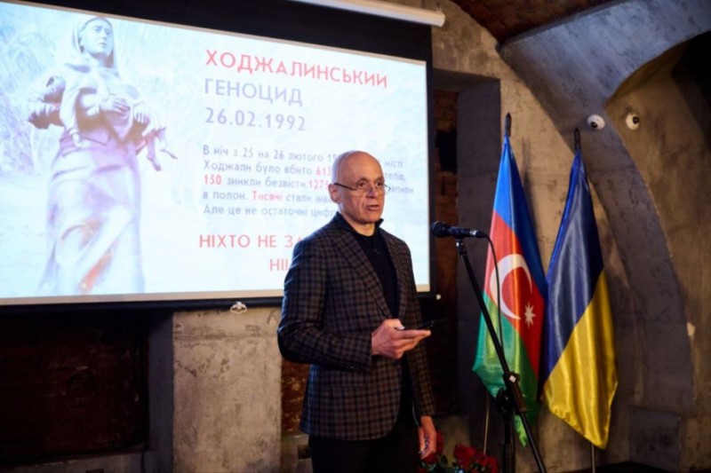 Xarkovda Xocalı soyqırımı ilə əlaqədar anım tədbiri keçirildi - FOTO