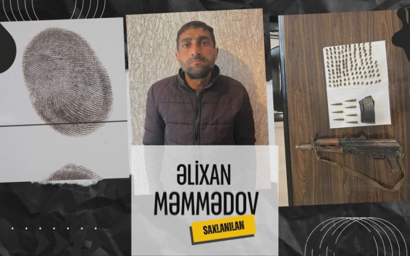 Göyçayda əməliyyat - Kalaşnikovla tutuldu - VİDEO