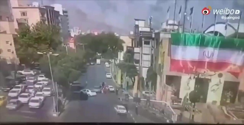 Tehranın mərkəzi belə VURULDU - ANBAAN VİDEO