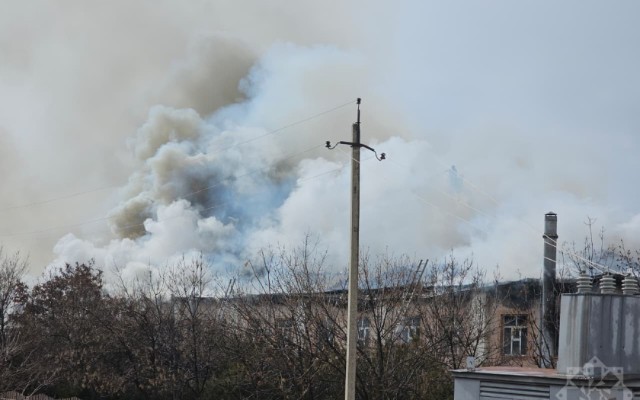 Naxçıvanda hərbi hissədə yanğın oldu - FOTOLAR - YENİLƏNİB