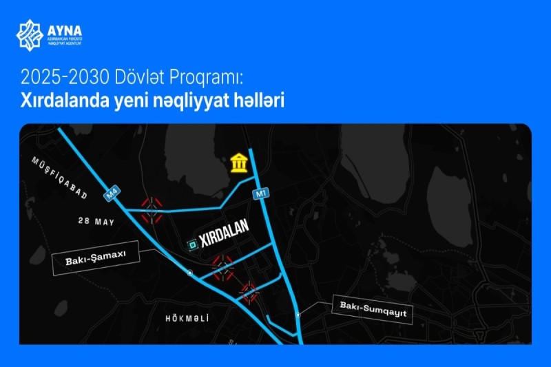 Xırdalan sakinlərinə şad xəbər: nəqliyyatın hərəkəti tənzimlənəcək