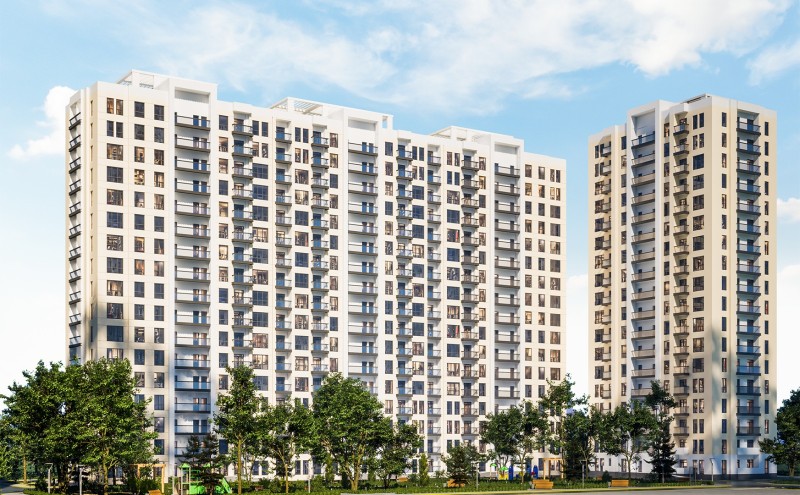 Metroya yaxın, büdcəyə uyğun 3 otaq studiya 24 400 manat ilkin ödənişlə - Kristal!