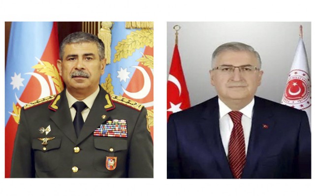 Türkiyənin müdafiə naziri Zakir Həsənova zəng etdi