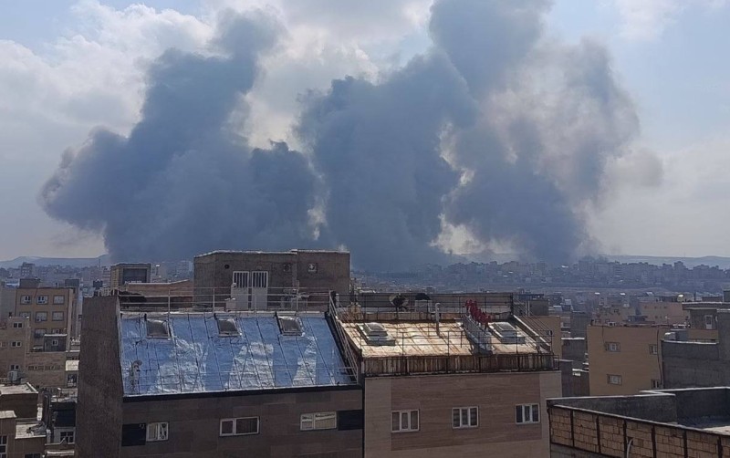 Təbrizdəki “Aşura” Diviziyasının qərargahına zərbələr endirildi - VİDEO