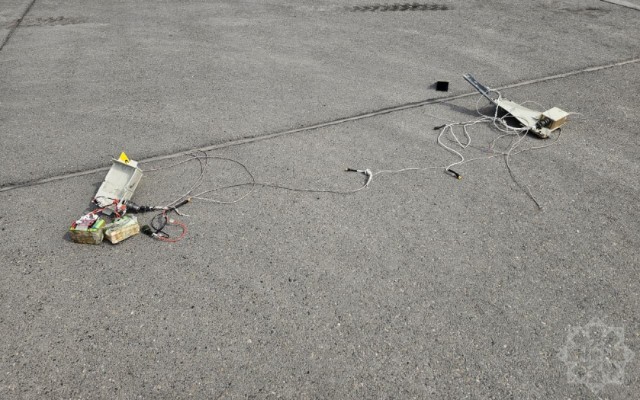 Naxçıvan aeroprotuna düşən dronun qalıqları - FOTOLAR