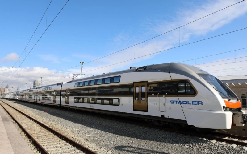 Ötən ay dəmir yolu ilə daşınan sərnişinlərin SAYI