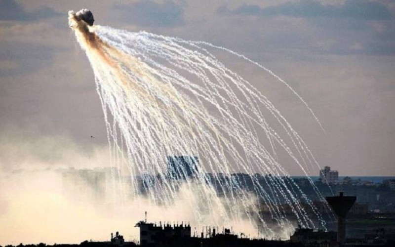 İsrail fosfor tərkibli mərmilərdən istifadə edir?