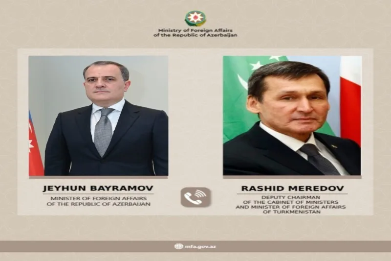 Bayramov türkmənistanlı həmkarı ilə DANIŞDI