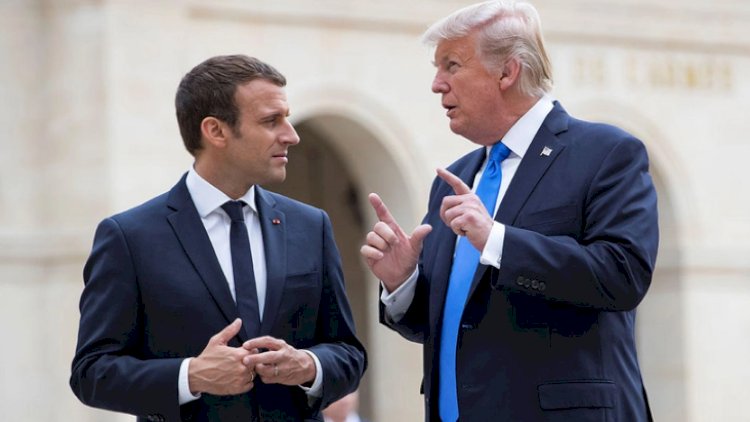 Makronun Trampla telefon danışığı oldu