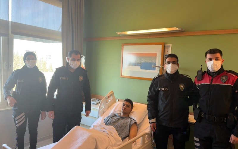 Türkiyə polisinin nümayəndələri Polis Akademiyasının kursantını ziyarət edib - FOTOLAR