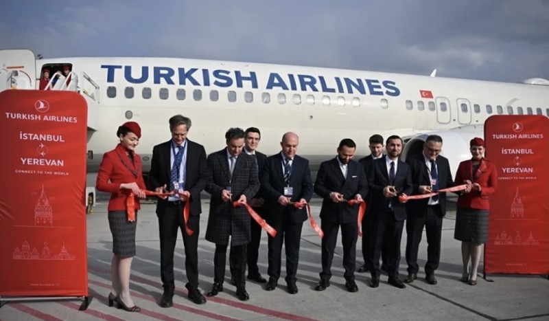 Türk Hava Yolları İrəvana uçuşlara başladı
