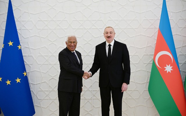 İlham Əliyevlə Koştanın mətbuata birgə BƏYANATI