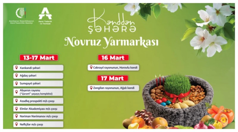 Kənddən Şəhərə Novruz yarmarkası QARABAĞDA - TARİXLƏR