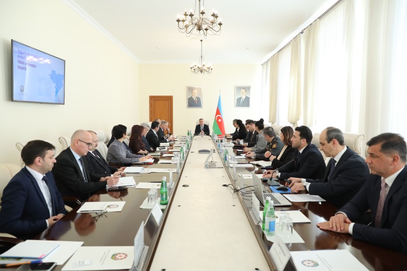 SN-də işğaldan azad olunmuş ərazilərdə tibb xidmətlərinin təşkilinə dair işçi qrupunun növbəti iclası keçirilib