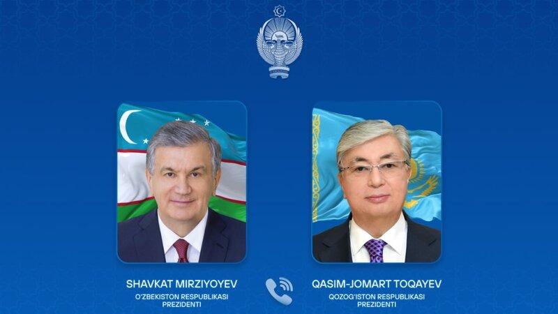 Mirziyoyev ilə Tokayev arasında telefon danışığı oldu