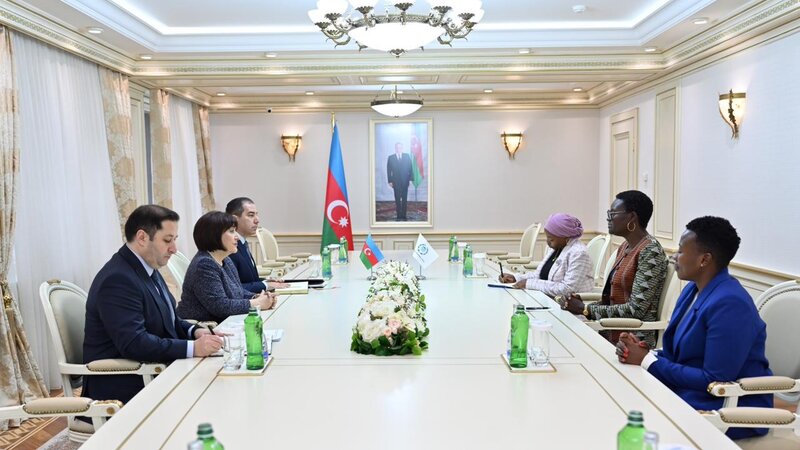 Sahibə Qafarova Tulia Akson ilə görüşdü