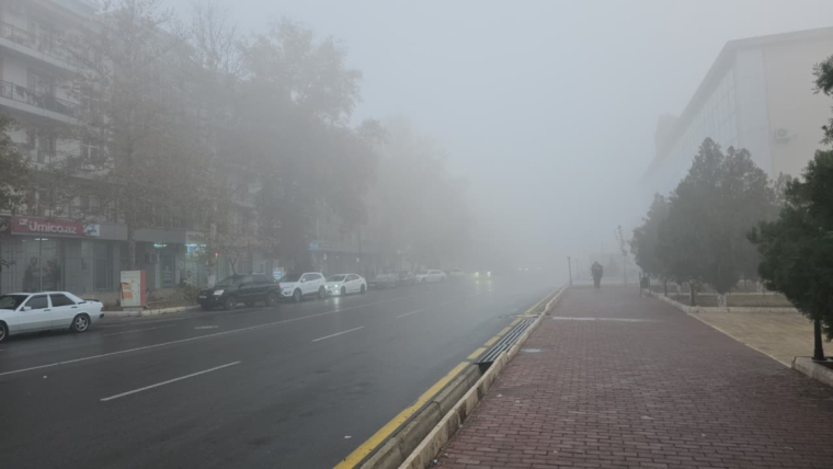 Dumanlı hava müşahidə olunur