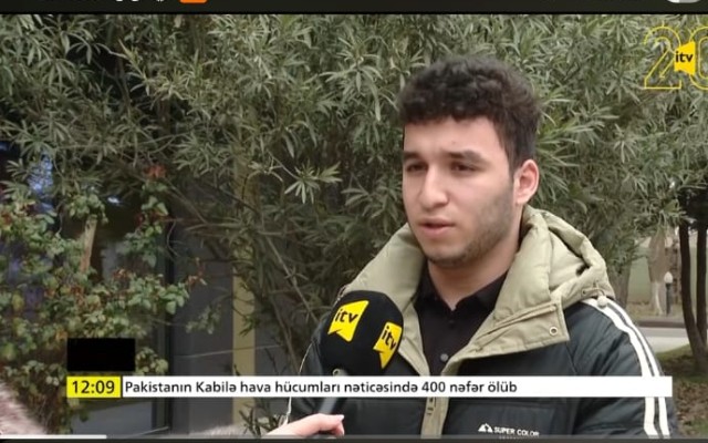 Şagird imtahandan haqsız çıxarıldığını iddia edir - VİDEO