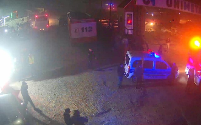 Polis yanğın baş vermiş ərazidə nəzarəti gücləndirdi - FOTOLAR