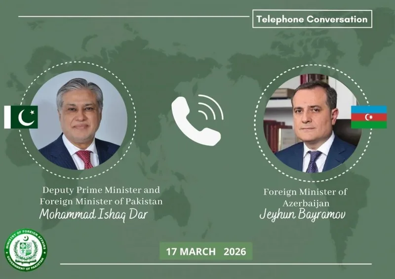 Ceyhun Bayramov pakistanlı həmkarı ilə danışdı