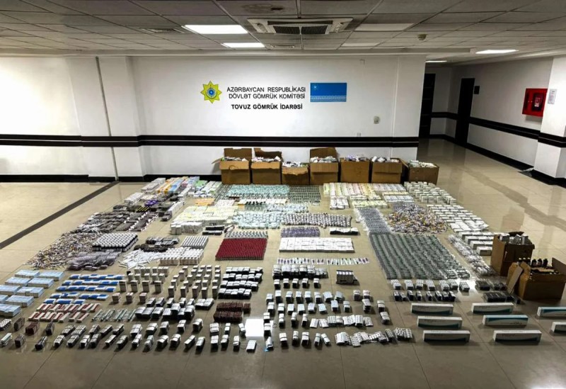 Gömrükdə külli miqdarda qanunsuz dərman preparatları aşkar edildi