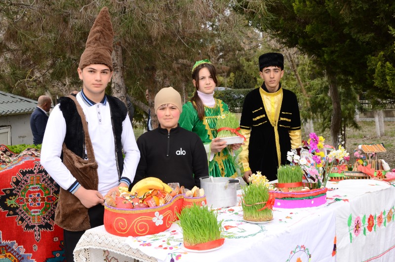 Kürdəmirdə Novruz münasibətilə bayram şənliyi keçirilib - FOTOLAR