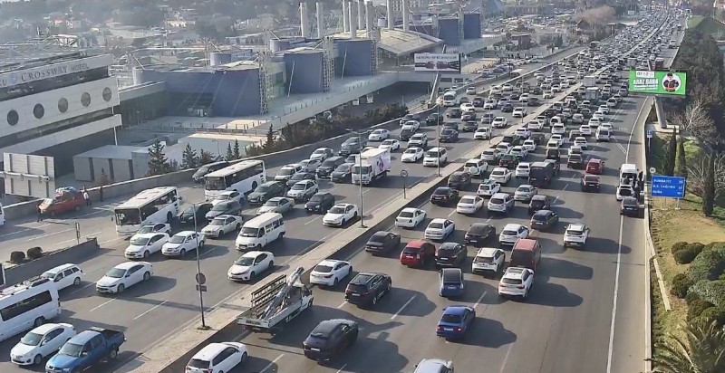 Hazırda bu yollarda tıxac var - SİYAHI - YENİLƏNİB