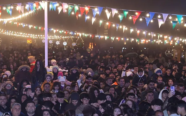 Xankəndidə bayram bayrama qarışıb - FOTOLAR