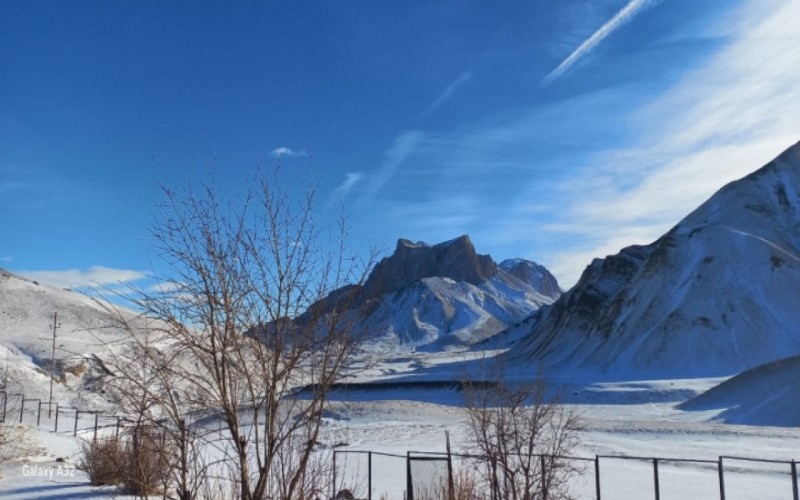 Şahdağa qar yağıb - FAKTİKİ HAVA