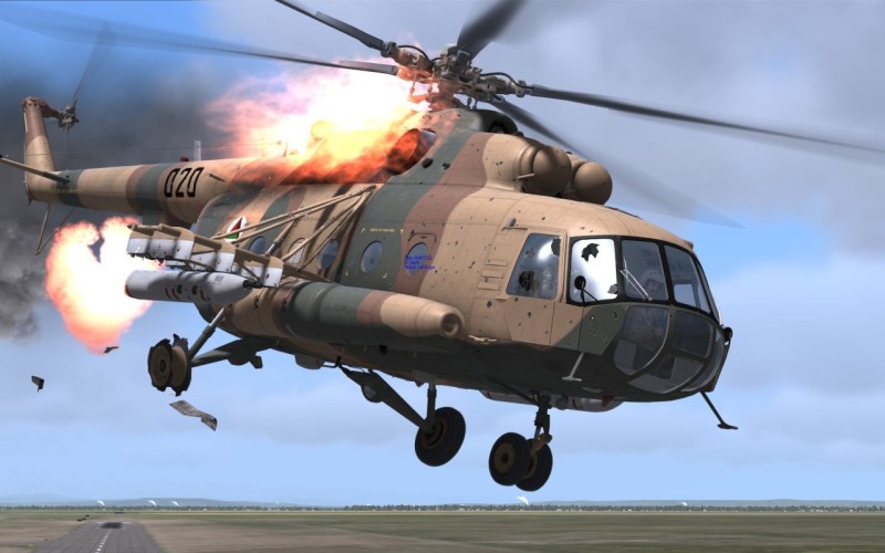 Qətərdə hərbi helikopter qəzaya uğradı