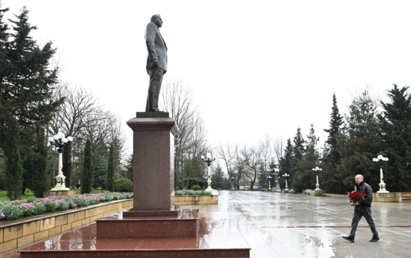 İlham Əliyev Şamaxıdadır - FOTOLAR