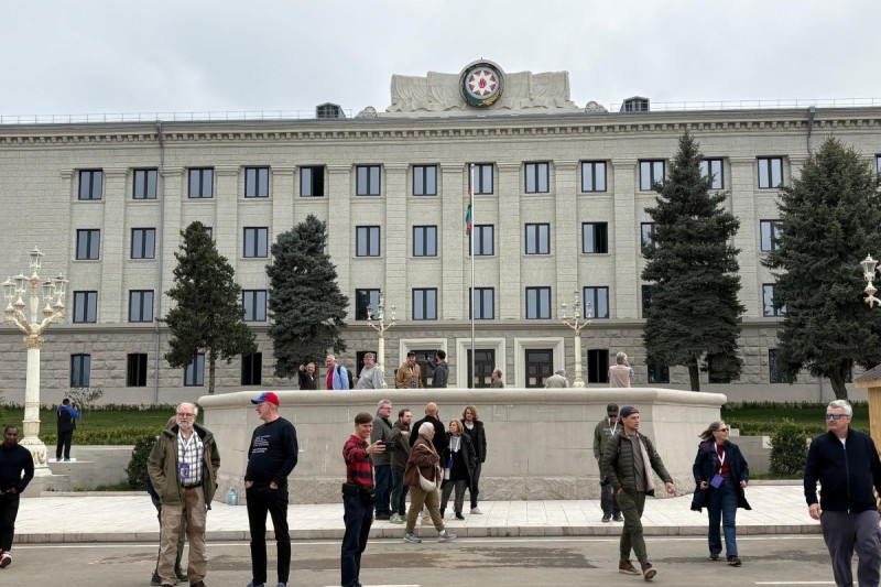 Beynəlxalq səyyahlar Xankəndiyə gediblər