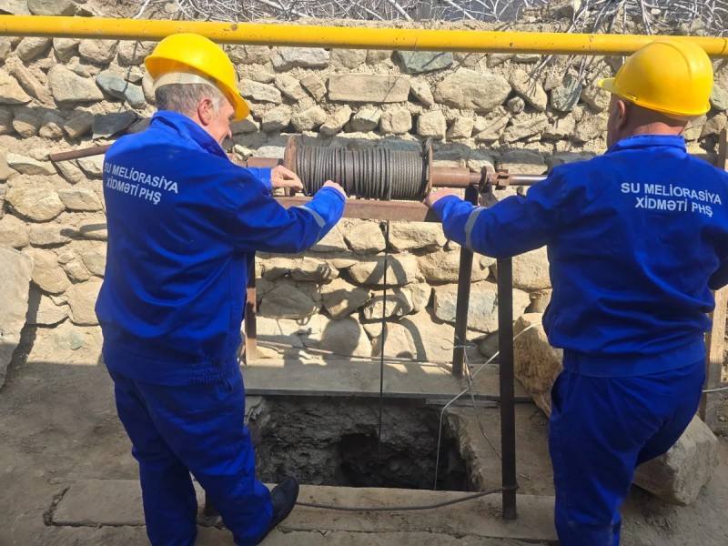 Naxçıvanda 32 kəhrizdə təmir işləri aparılıb