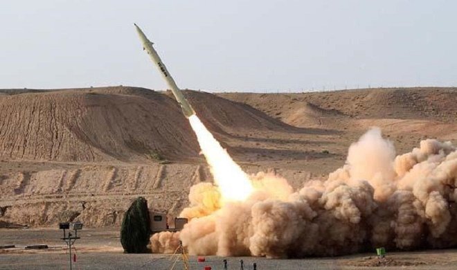 İran İsrailin sənaye zonasını vurdu - Yanğın başladı - VİDEO