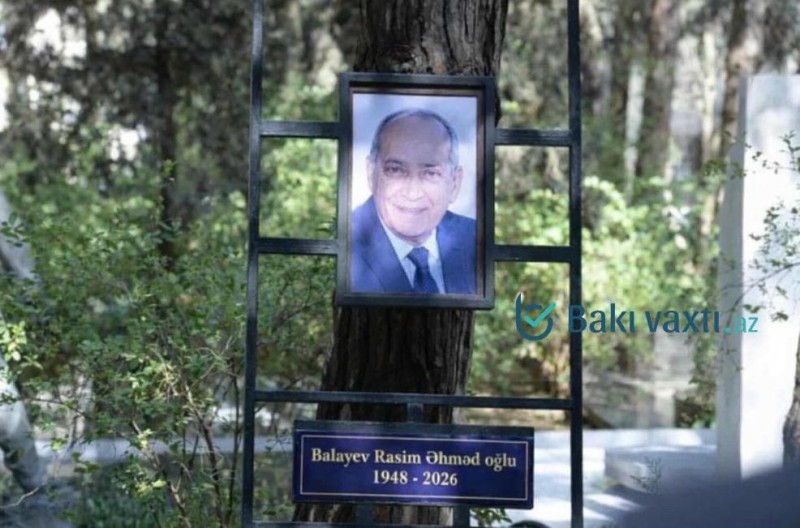 Rasim Balayev dəfn edildi - FOTO + VİDEO- YENİLƏNİB